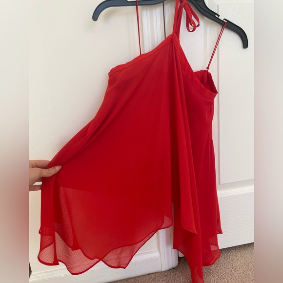 Alice & Olivia Red Blouse - Picture 3 of 4